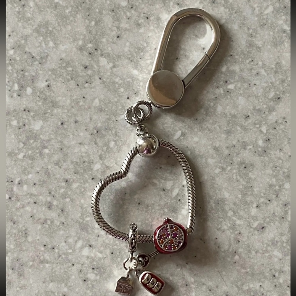 Silver keychain